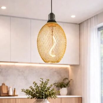 Lampara Led globo Mesh Ambar 4w Candela