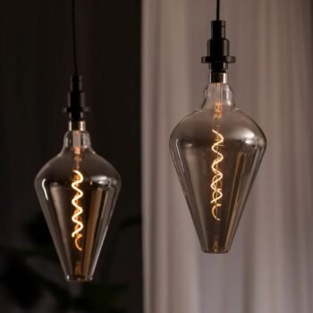 Lampara Led vintage Vase espiral filamento 5w de 42 cm