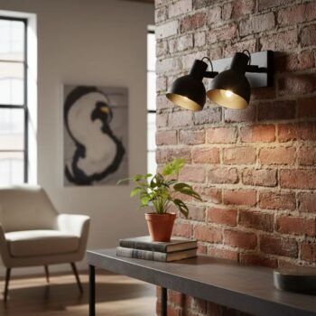 Aplique de pared modelo Tarragona para 2 luces