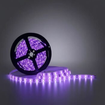 Tiras Led 5050 UV ultravioleta 12v x 5 mts